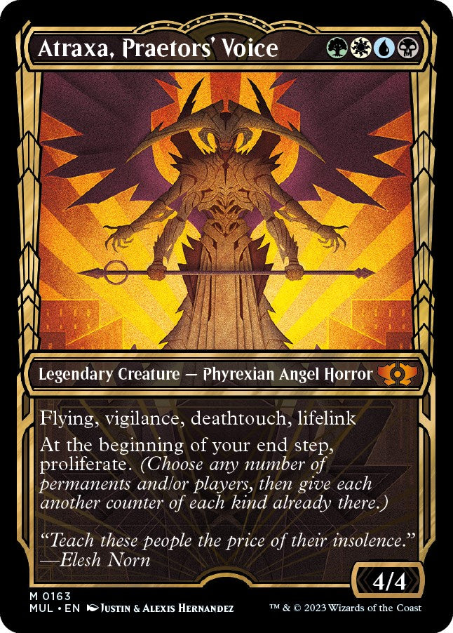 Atraxa, Praetors' Voice (Halo Foil) [Multiverse Legends] | Yard's Games Ltd