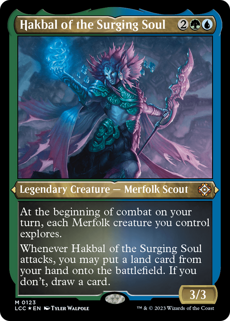 Hakbal of the Surging Soul (Display Commander) [The Lost Caverns of Ixalan Commander] | Yard's Games Ltd