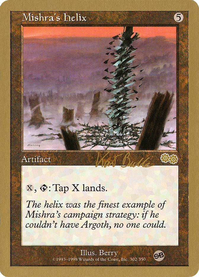 Mishra's Helix (Kai Budde) (SB) [World Championship Decks 1999] | Yard's Games Ltd