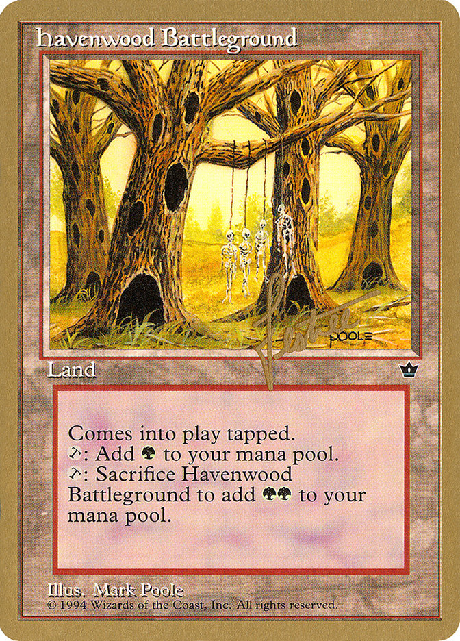 Havenwood Battleground (Bertrand Lestree) [Pro Tour Collector Set] | Yard's Games Ltd