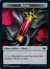 Blood // Slug Double-Sided Token [Innistrad: Crimson Vow Tokens] | Yard's Games Ltd