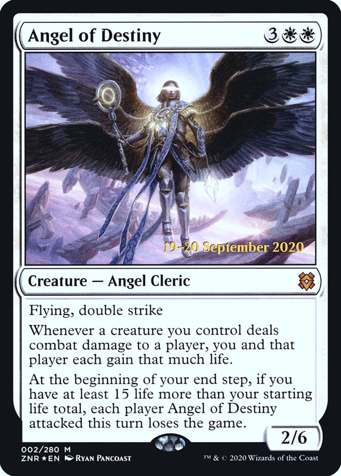 Angel of Destiny [Zendikar Rising Prerelease Promos] | Yard's Games Ltd