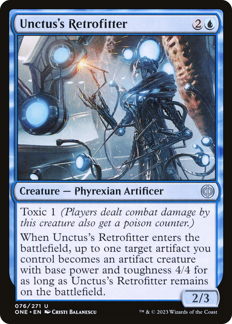 Unctus's Retrofitter [Phyrexia: All Will Be One] | Yard's Games Ltd