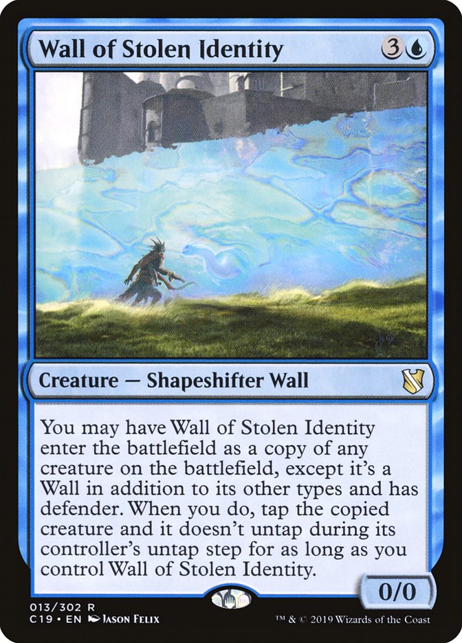 Wall of Stolen Identity [Commander 2019] | Yard's Games Ltd