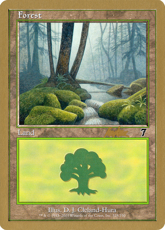 Forest (328) (Brian Kibler) [World Championship Decks 2002] | Yard's Games Ltd