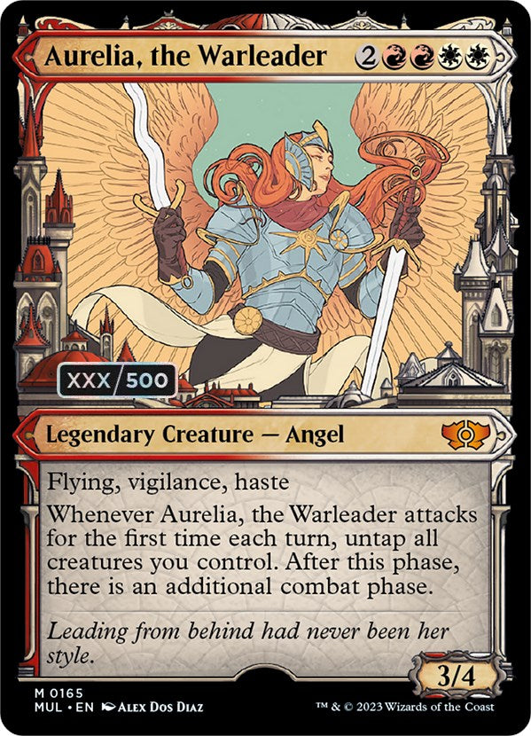 Aurelia, the Warleader (Serialized) [Multiverse Legends] | Yard's Games Ltd