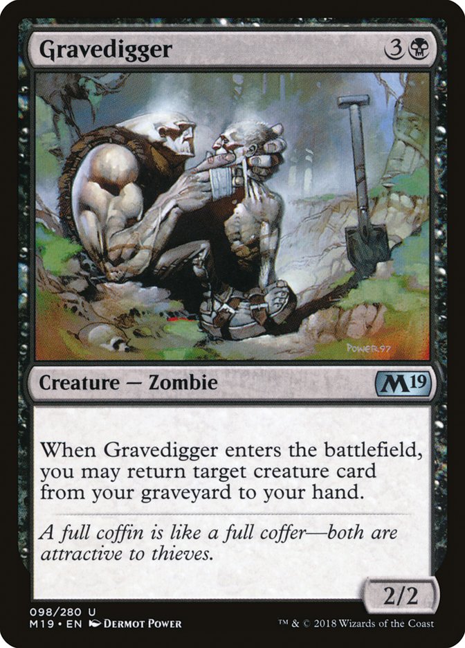 Gravedigger [Core Set 2019] | Yard's Games Ltd