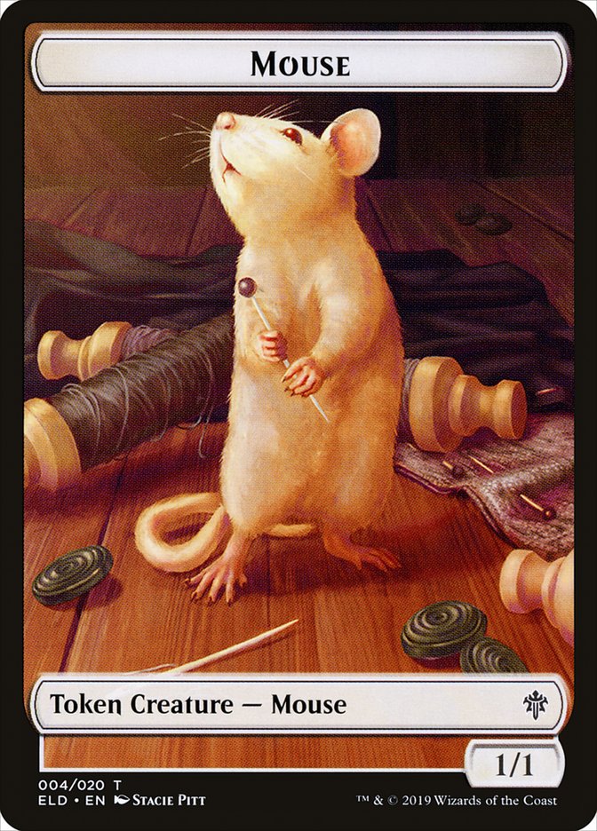 Mouse Token [Throne of Eldraine Tokens] | Yard's Games Ltd