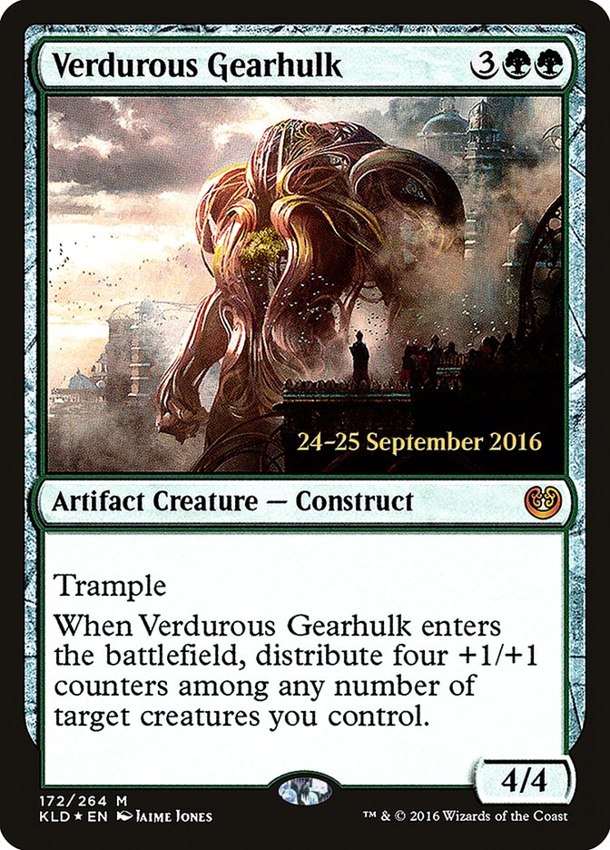 Verdurous Gearhulk [Kaladesh Prerelease Promos] | Yard's Games Ltd