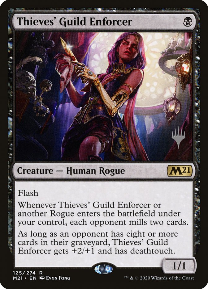 Thieves' Guild Enforcer (Promo Pack) [Core Set 2021 Promos] | Yard's Games Ltd