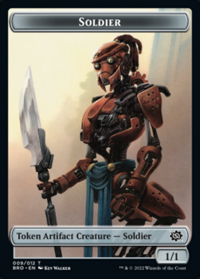 Soldier Token (009) [The Brothers' War Tokens] | Yard's Games Ltd