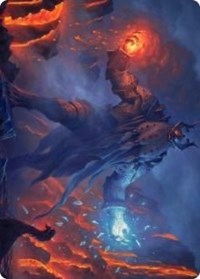 Aegar, the Freezing Flame Art Card [Kaldheim Art Series] | Yard's Games Ltd