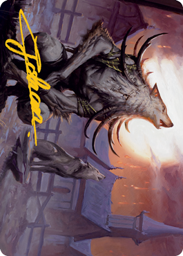 Lord of the Ulvenwald Art Card (Gold-Stamped Signature) [Innistrad: Midnight Hunt Art Series] | Yard's Games Ltd