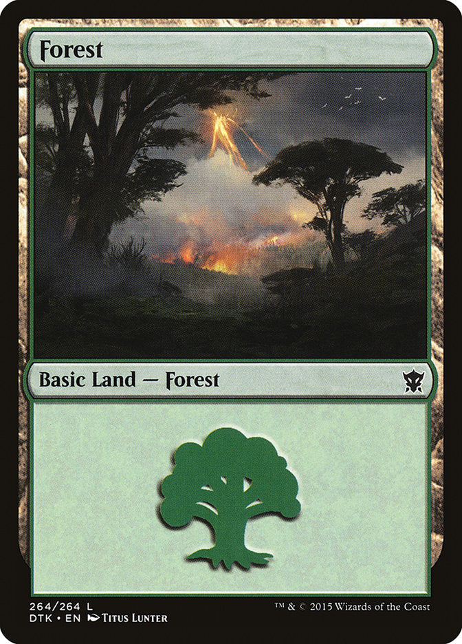 Forest (264) [Dragons of Tarkir] | Yard's Games Ltd