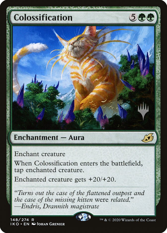 Colossification (Promo Pack) [Ikoria: Lair of Behemoths Promos] | Yard's Games Ltd