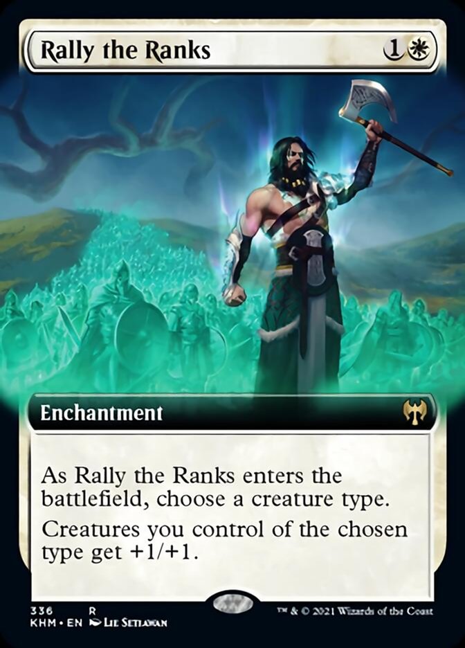 Rally the Ranks (Extended Art) [Kaldheim] | Yard's Games Ltd