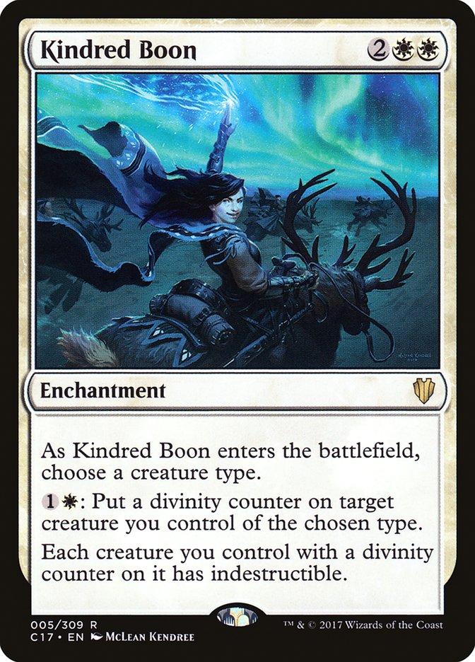 Kindred Boon [Commander 2017] | Yard's Games Ltd