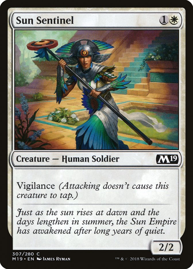 Sun Sentinel [Core Set 2019] | Yard's Games Ltd