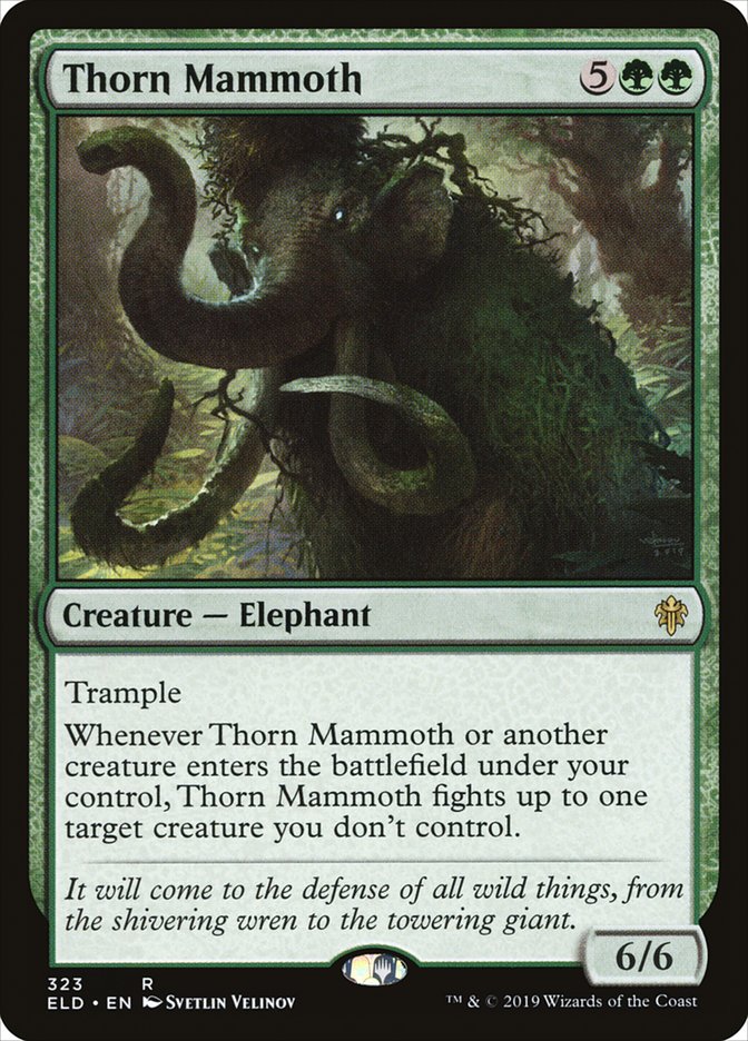 Thorn Mammoth [Throne of Eldraine] | Yard's Games Ltd