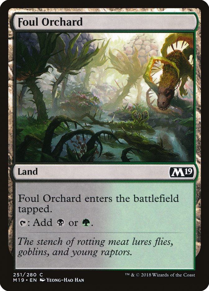 Foul Orchard [Core Set 2019] | Yard's Games Ltd