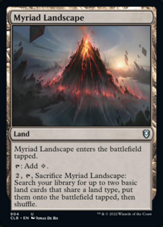 Myriad Landscape [Commander Legends: Battle for Baldur's Gate] | Yard's Games Ltd