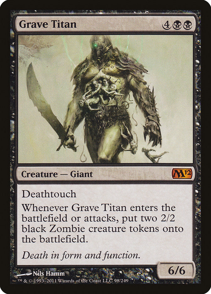 Grave Titan [Magic 2012] | Yard's Games Ltd