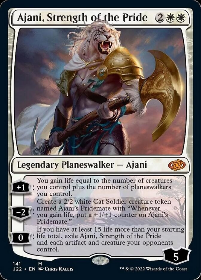 Ajani, Strength of the Pride [Jumpstart 2022] | Yard's Games Ltd