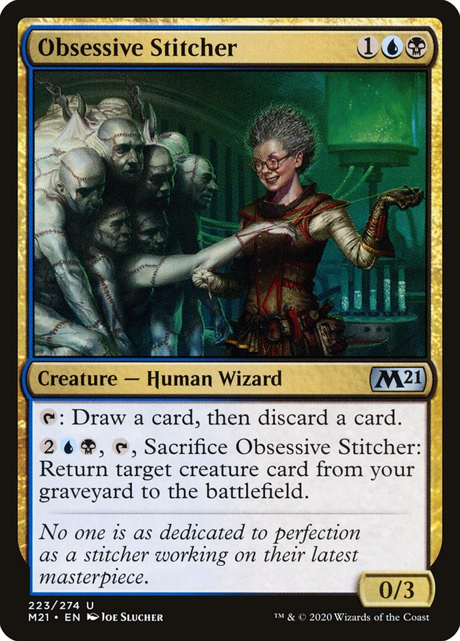 Obsessive Stitcher [Core Set 2021] | Yard's Games Ltd