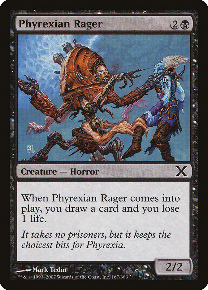 Phyrexian Rager [Tenth Edition] | Yard's Games Ltd