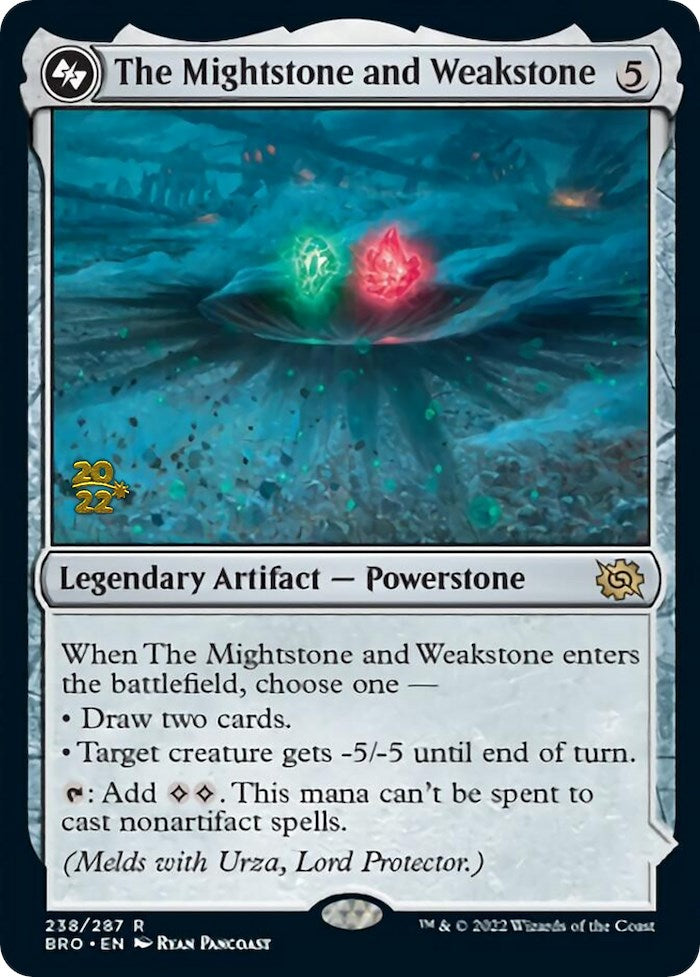 The Mightstone and Weakstone [The Brothers' War Prerelease Promos] | Yard's Games Ltd