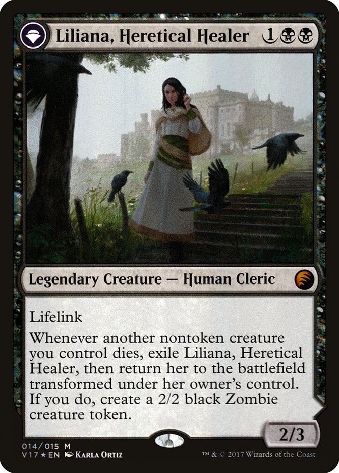 Liliana, Heretical Healer // Liliana, Defiant Necromancer [From the Vault: Transform] | Yard's Games Ltd