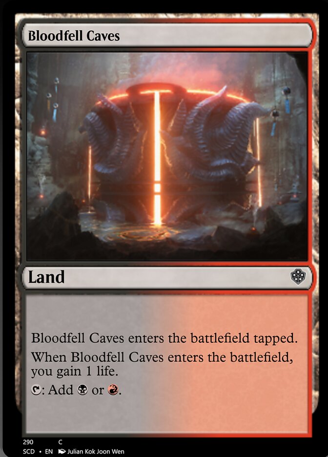 Bloodfell Caves [Starter Commander Decks] | Yard's Games Ltd