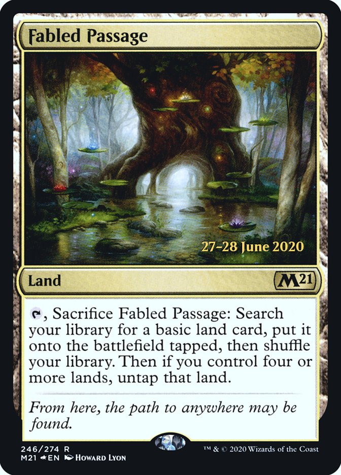 Fabled Passage [Core Set 2021 Prerelease Promos] | Yard's Games Ltd