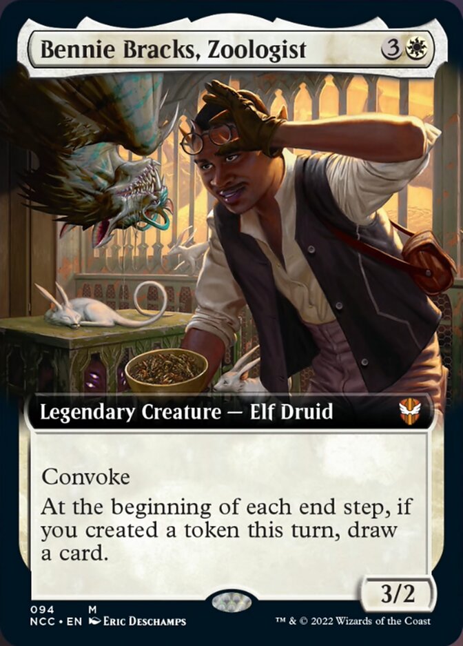 Bennie Bracks, Zoologist (Extended Art) [Streets of New Capenna Commander] | Yard's Games Ltd