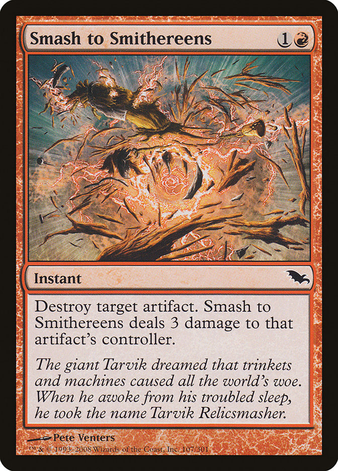 Smash to Smithereens [Shadowmoor] | Yard's Games Ltd