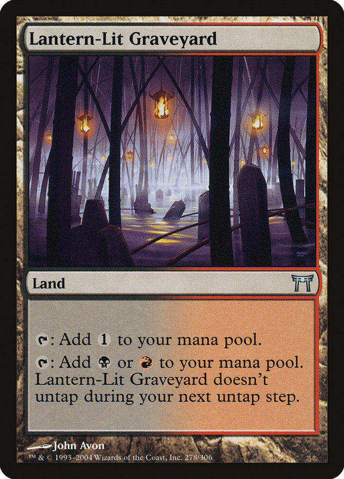 Lantern-Lit Graveyard [Champions of Kamigawa] | Yard's Games Ltd