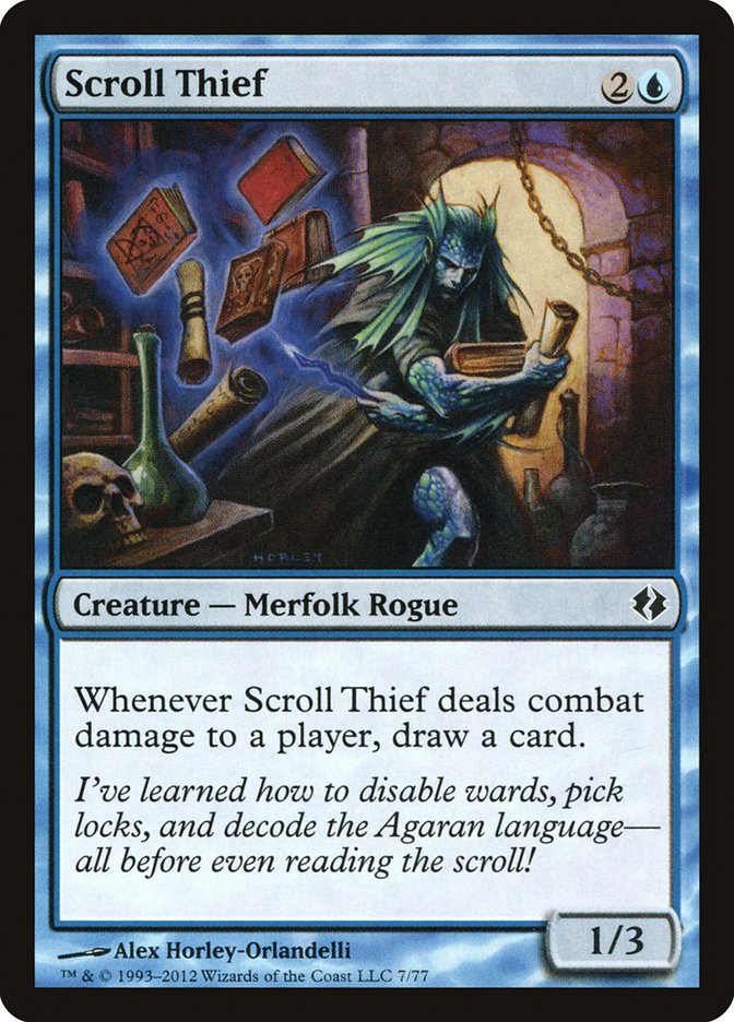 Scroll Thief [Duel Decks: Venser vs. Koth] | Yard's Games Ltd