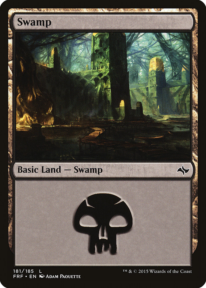 Swamp (181) [Fate Reforged] | Yard's Games Ltd