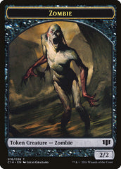 Demon (012/036) // Zombie (016/036) Double-Sided Token [Commander 2014 Tokens] | Yard's Games Ltd