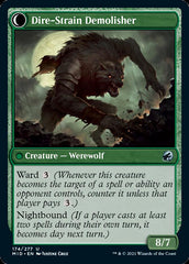 Burly Breaker // Dire-Strain Demolisher [Innistrad: Midnight Hunt] | Yard's Games Ltd