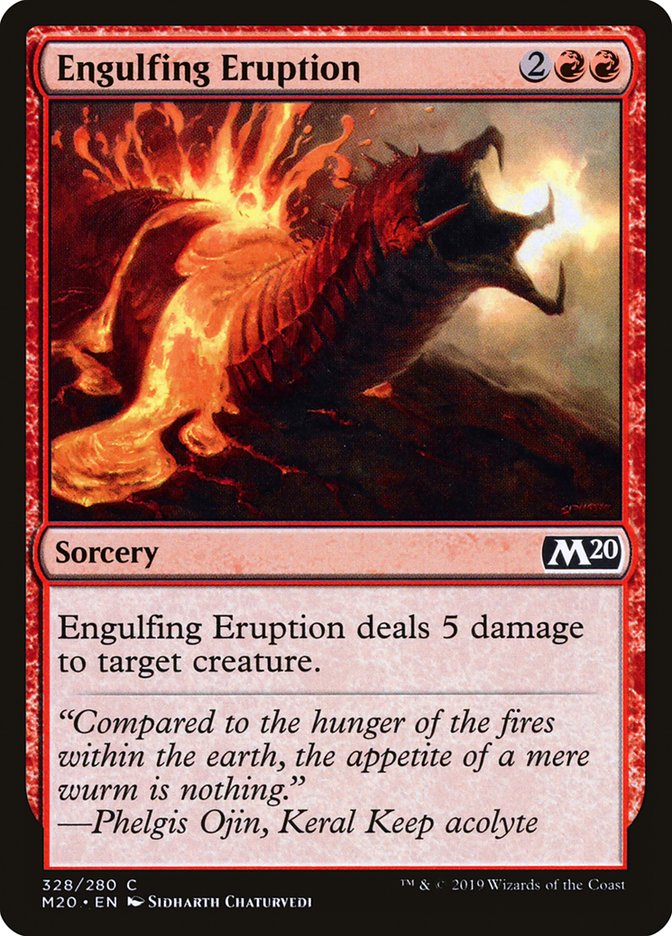 Engulfing Eruption [Core Set 2020] | Yard's Games Ltd