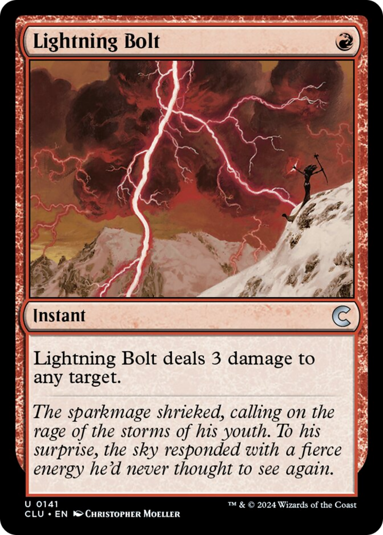 Lightning Bolt [Ravnica: Clue Edition] | Yard's Games Ltd