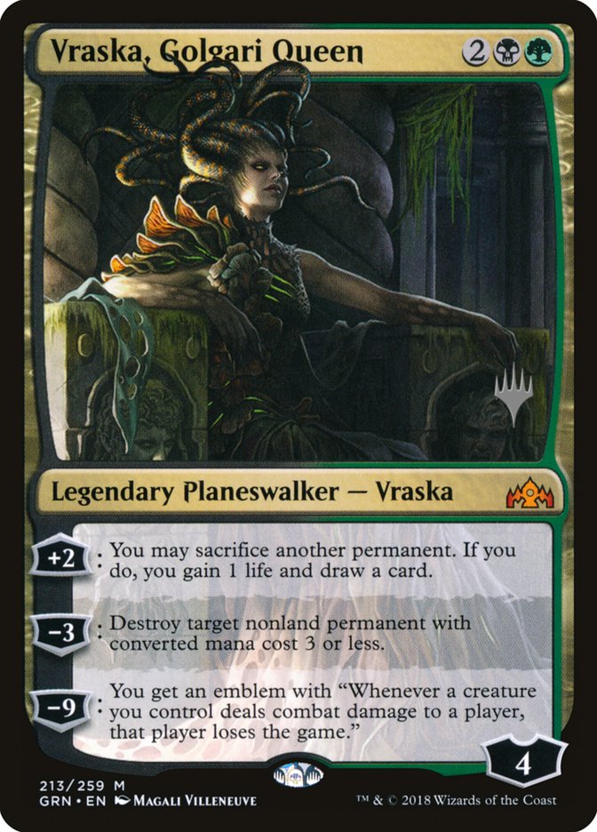 Vraska, Golgari Queen (Promo Pack) [Guilds of Ravnica Promos] | Yard's Games Ltd