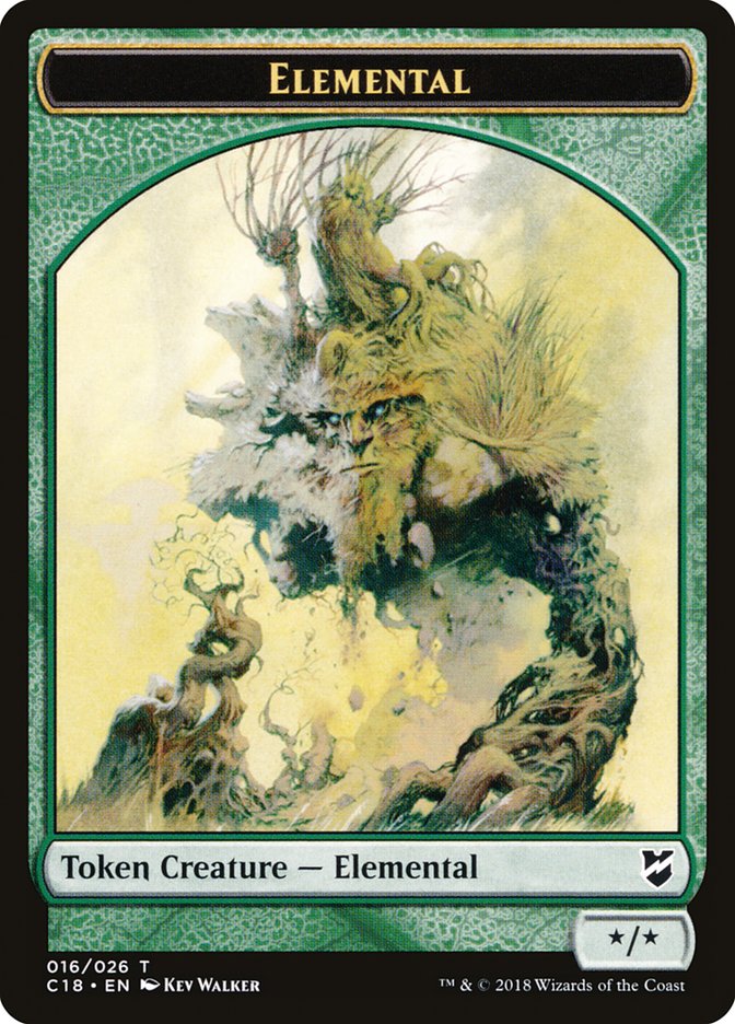 Elemental Token [Commander 2018 Tokens] | Yard's Games Ltd