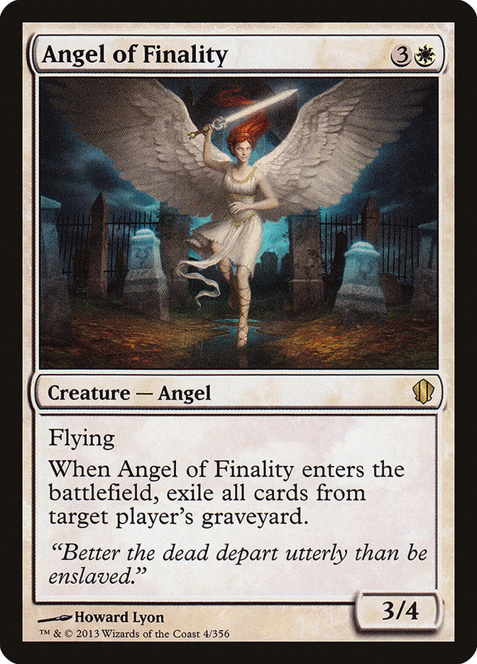 Angel of Finality [Commander 2013] | Yard's Games Ltd