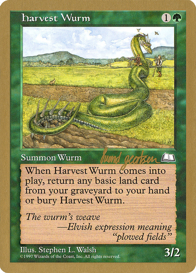 Harvest Wurm (Svend Geertsen) [World Championship Decks 1997] | Yard's Games Ltd