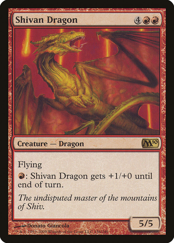 Shivan Dragon [Magic 2010] | Yard's Games Ltd