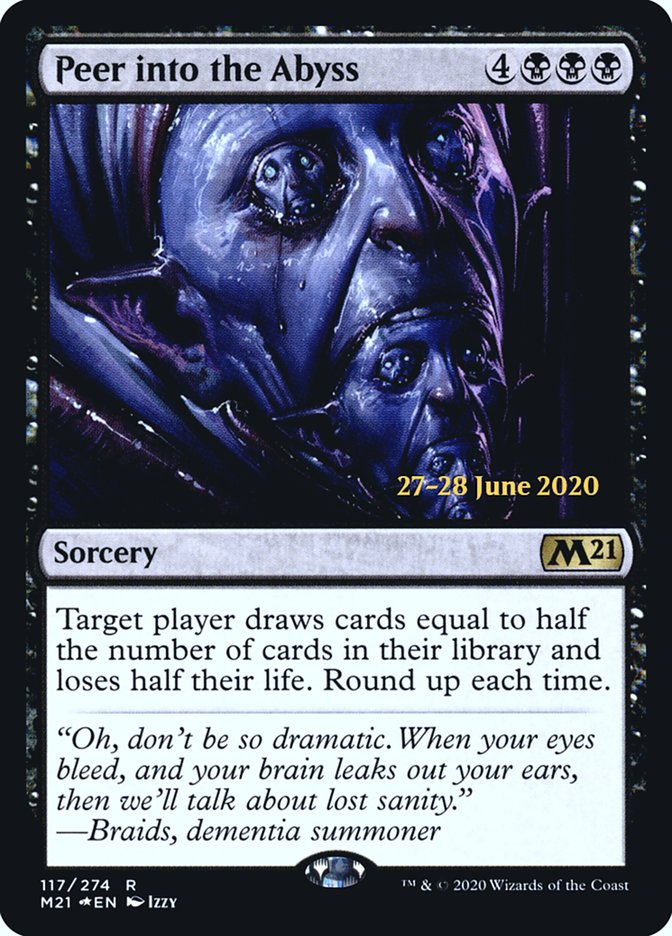 Peer into the Abyss [Core Set 2021 Prerelease Promos] | Yard's Games Ltd