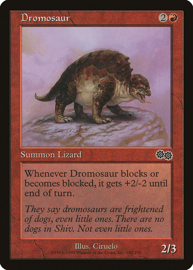 Dromosaur [Urza's Saga] | Yard's Games Ltd