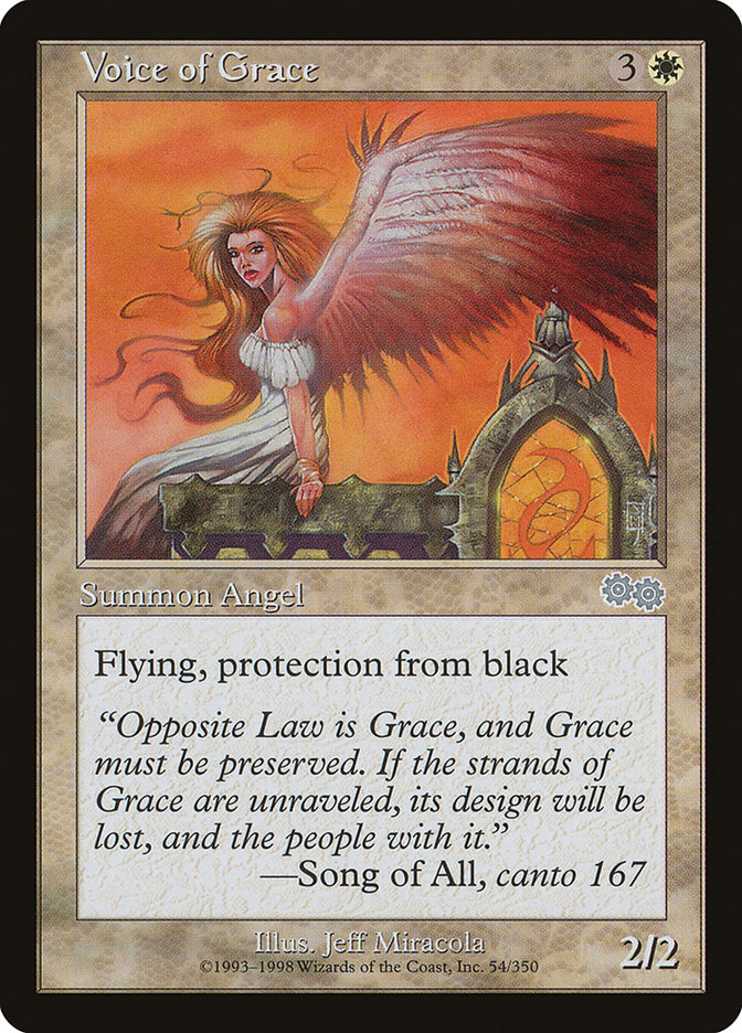 Voice of Grace [Urza's Saga] | Yard's Games Ltd